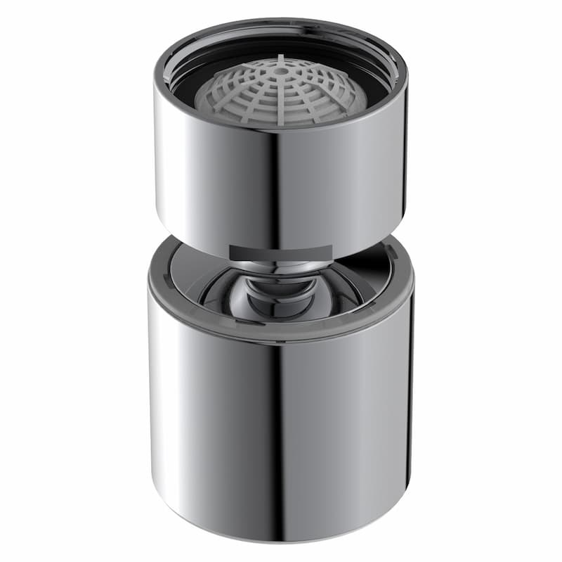 Dual stream aerator for kitchen faucet