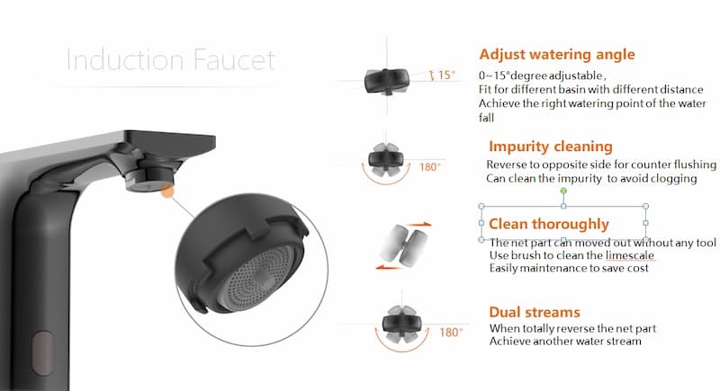 Anti-clogging faucet aerator