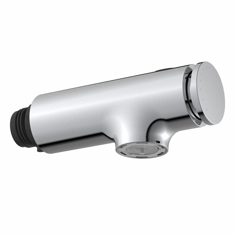 Multi-functional pull out faucet sprayer head