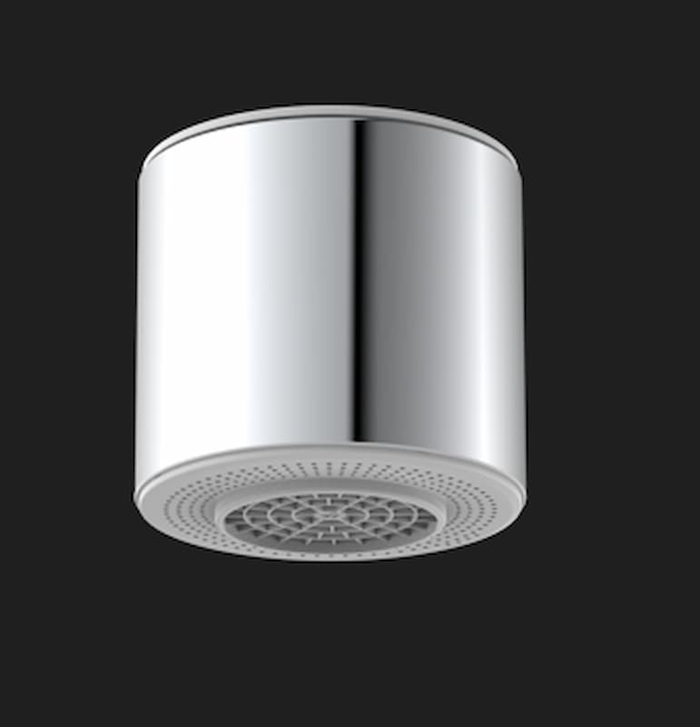 Splash-proof faucet aerator with dual streams