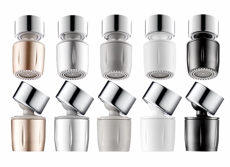 What are the different types of faucet aerators?